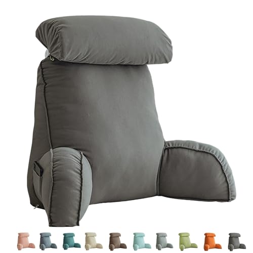 背もたれクッション ベッド用 座椅子 枕付き 低反発 レストクッション 腰楽 ベッド クッション 背もたれ テレビ枕 腰枕 背中クッション ソファ用枕 ベッド用枕 背凭れ クッション/テレビ/映画鑑賞/読書/ゲーム ビーズクッション プレゼント ベッド 背