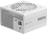 CORSAIR RM850e ATX 3.1 PCIe 5.1 Ready Fully Modular 850W Power Supply – 12V-2x6 Cable Included, Cybenetics Gold Efficiency, 105°C-Rated Capacitors, Modern Standby Mode – White