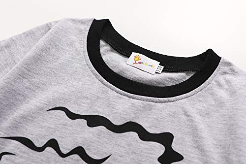 Boys Novelty T-Shirts Dinosaurs Top Tee Shirt Summer Short Sleeve Tees Kids 2-3 Years #TOP2