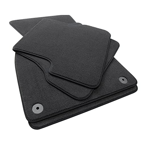 tuning-art 5J-281 Alfombrillas de Lujo para Audi Q4 e-Tron/Sportback 2021-5 años de garantía, Costura:Negro Cover