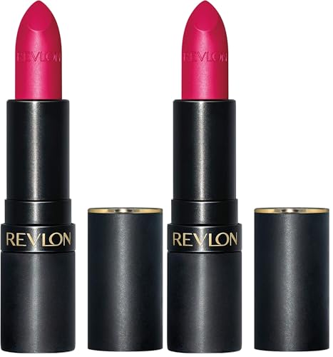 REVLON Super Lustrous The Luscious Mattes Lipstick, High Impact with Moisturizing Velvety Formula, Cherries in the Snow, 0.74 oz (Pack of 2)