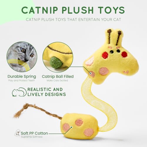 Lot de 10 Jouet Chat, Bâtonnets Herbe à Chat, Bâtonnets à Mâcher Matatabi Baton Chat Jouets pour Chats Intérieur – Image 6