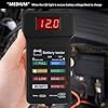 Professional 12/24V Battery Analyzers High Precisions Measurements Multifunction Vehicle Battery Checker for Car & Motorcycles #2