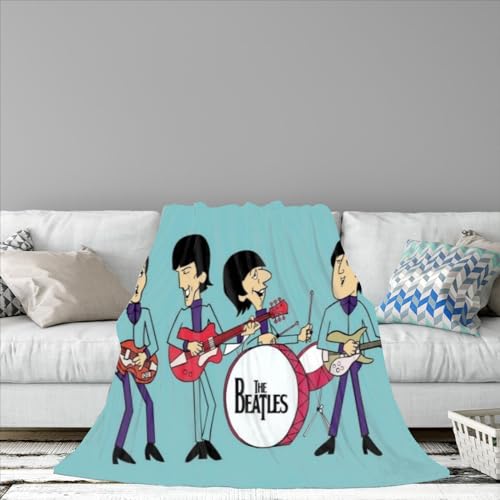 Couverture en Flanelle Imprimée en 3D The Beatles Couverture Polaire Automne et Hiver Couverture Confortable Moelleuse Douce et Chaude Couvertures en Peluche Canapé-Lit Couverture de Canapé 100x130cm - Les Beatles, Paul McCartney, John Lennon, RIngo Starr, George Harrison Couverture en Flanelle Imprimée en 3D The Beatles Couverture Polaire Automne et Hiver Couverture Confortable Moelleuse Douce et Chaude Couvertures en Peluche Canapé-Lit Couverture de Canapé 100x130cm – Image 5