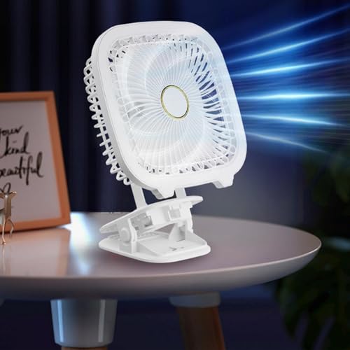 Ventilateur à clips USB multifonctionnel et mini ventilateur de bureau - 3