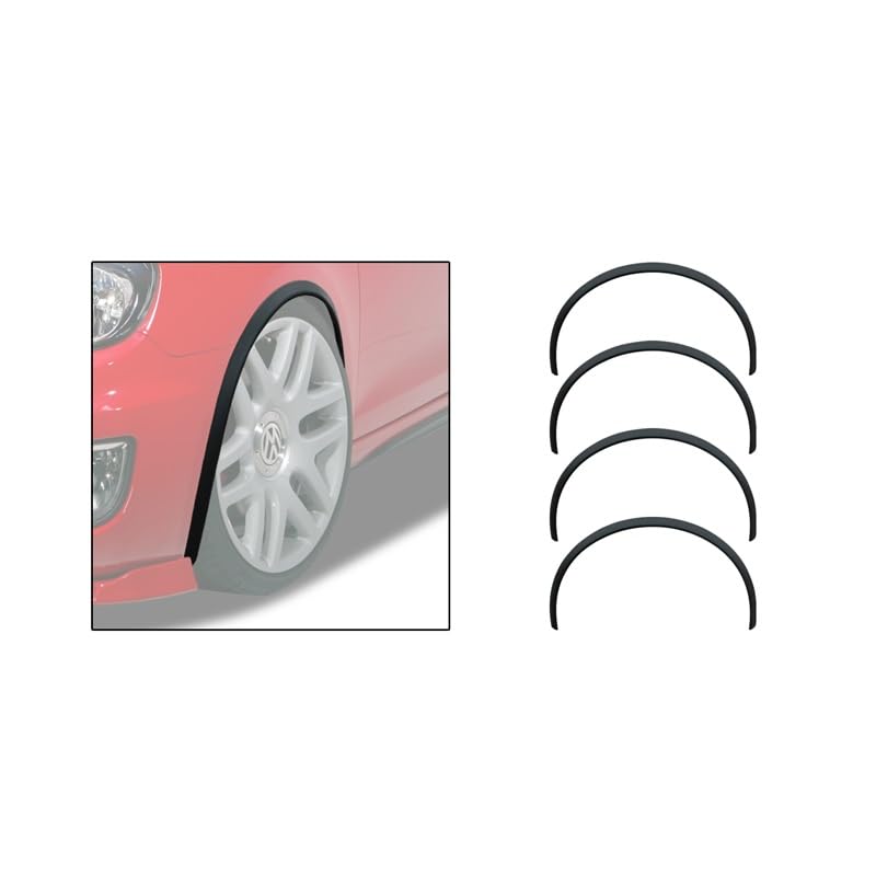 Extensiones de paso de rueda RDX Fender-X de 150cm y ajuste universal para coche