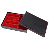 Uadme Lunchbox Erwachsene, Bento Box Japanisch, Snackbox mit Fächern, für Japanische Gerichte wie Sushi, Reisrollen, Buffets, Desserts und Trockenfrüchte