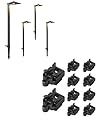 EDISHINE 10-Pack Low Voltage Wire Connector, Landscape Lighting Cable Connectors Waterproof for Landscape Lighting/Pathway Light/Spotlight, 10/12/14/16/18 Gauge Cables Compatible,UL Listed