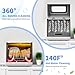 Wsky Countertop Dishwasher, 4 Washing Programs Portable Dishwasher,360° Dual Spray With Disinfection and Residual Temperature Drying Function 9-Liter External Water Tank for Home, Apartments& RVs