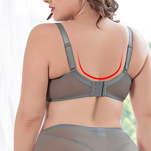 Soutien-gorge push-up à armatures grande taille 80E WENJUN