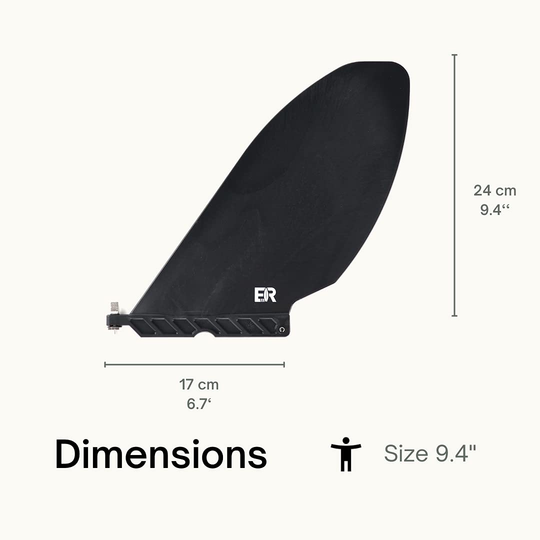 US-Box SUP Touring Finne - Made in Germany - Surfboard Fin passend für viele Stand Up Paddle Boards (Größe 9.4")