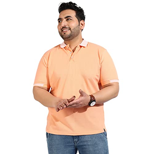 Image of CAHOOT Instafab Plus Men's Polo Neck Half Sleeve Regular Fit T-Shirt for Casual Wear | Modern Clothing T-Shirt Crafted with Comfort Fit and High-Performance for Everyday Wear