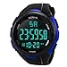 Produktbild SWJM Männer Sportuhren 50 Mt wasserdichte Digitale Geführte Militäruhr Männer Outdoor-Elektronik Armbanduhren Relogio Masculino,Blue