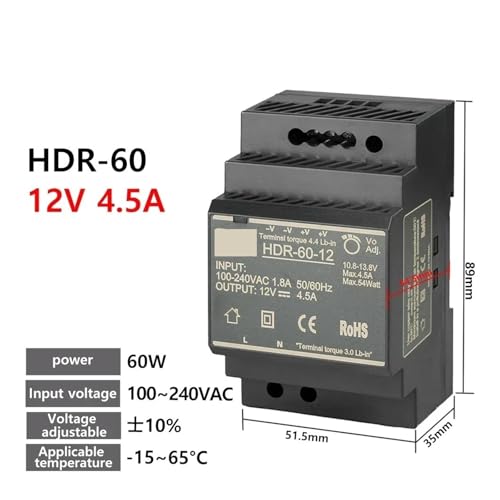 Alimentation à découpage 12V 4.5A pour stabiliser vos circuits LED