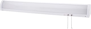 Sunlite 36-Inch LED Linear Bed Light Fixture, 15W/30W/45W, Color Selectable 30K/40K/50K, 1675-5311 Lumens, Dimmable, DLC & ETL Listed, 120V, 3-Way Switching (Up/Down), 116 Degree Beam Angle, White
