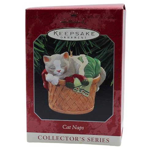 Cat Naps adorno de 1998 Hallmark Ornament de colección 3
