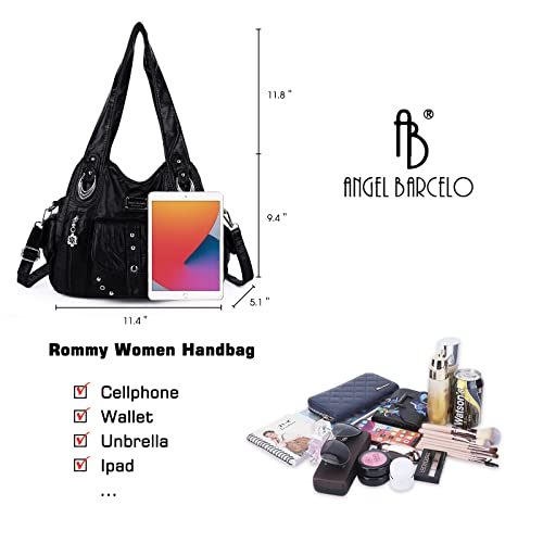 Image of Angel Barcelo Hobo Bag for Women Crossbody Purse and Handbags Shoulder Bags
