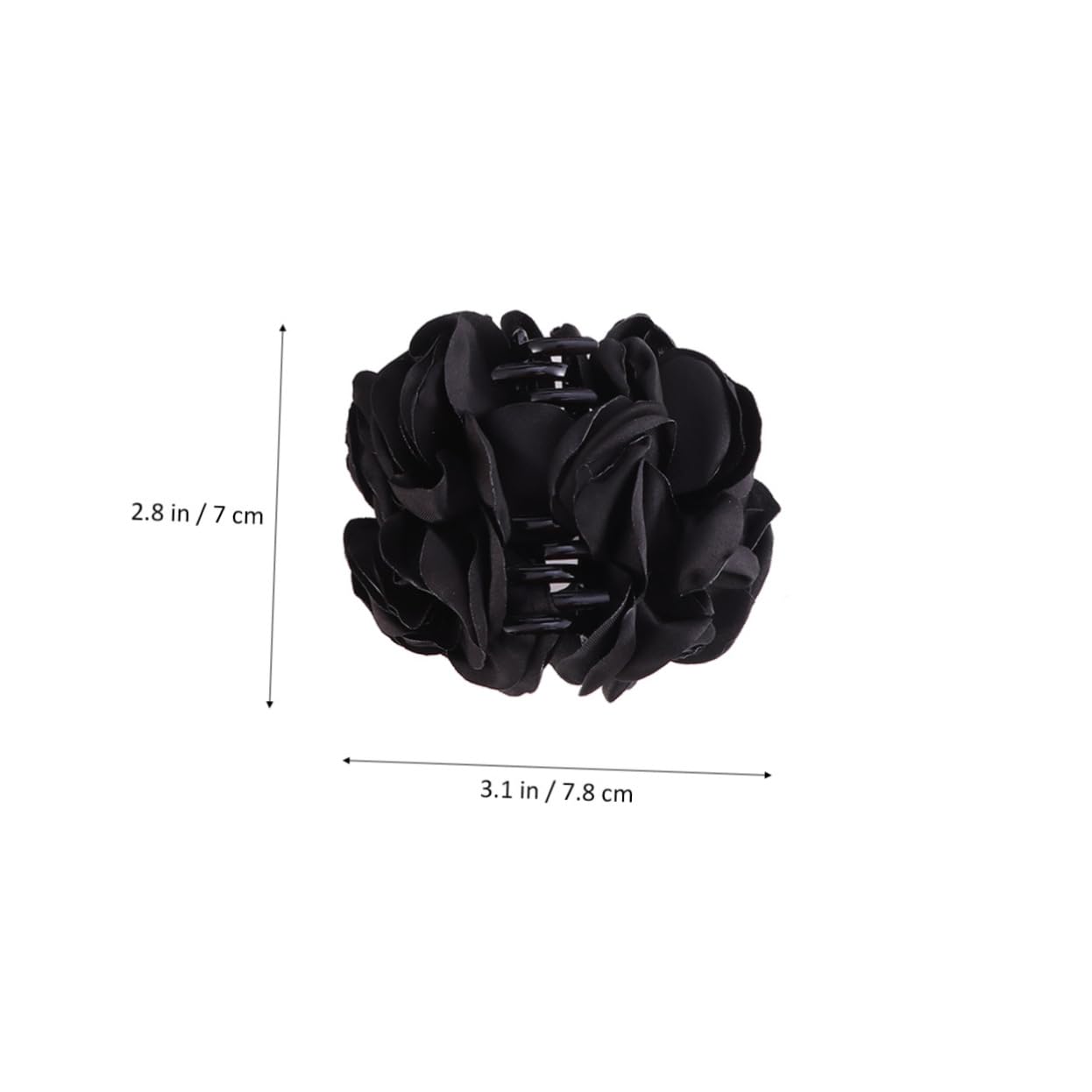 Housoutil 8piezas Pinzas De Pelo De Diseño Para Mujeres Horquillas Atractivas Rojo Negro y Adecuadas Para Bodas Especiales
