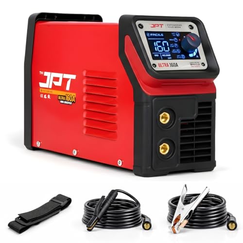 JPT True Output 160A Ultra Heavy Duty MMA Inverter Welding Machine with Lift TIG, Full Digital Display, VRD Safety, Hot Start, Arc Force, Anti-Stick &