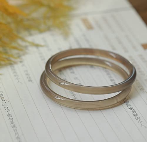 Image of Natural Agate Bracelet Bangle With Gift Box Free