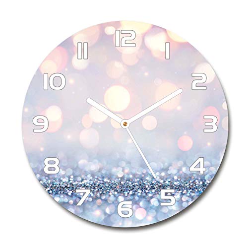 Horloge en Verre de Sécurité Tulup Impression Haute Qualité