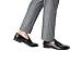 Imagen de Zapatos Mocasines Penny Italianos Suaves para Hombre Suela de Cuero Real Flexi Hechos a Mano en Italia[IT-NAPLES01-BUFFALO-BLACK-46]