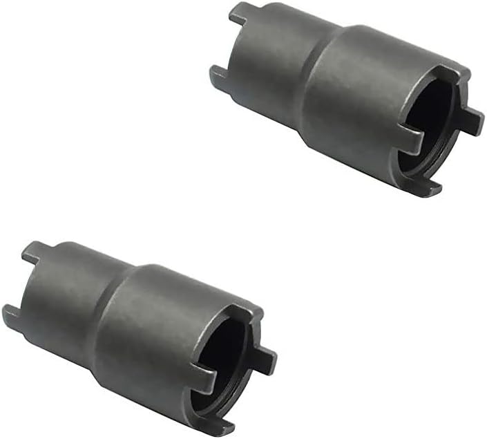 2 pcs 20mm 24mm Lock Nut Removal Tool Clutch Remover 4-Pin Spanner Socket Wrench for Honda Motorcycle ATV Dirt Bike
