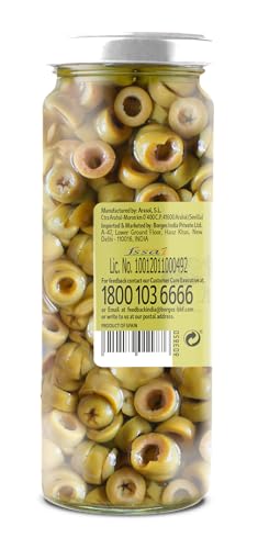 Image of Borges Green Sliced Olives, 450g