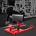 Sissy Squat Machine, Enow 3-in-1 Multifunctional Fitness Functional Core Workout Training Equipment with Deep Sissy Squat, Leg Exercise, Ab Workout for Home Cardio Gym Workout (Red)