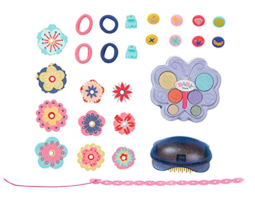 BABY Born Zapf Creation 825990 Sister Styling Head - Schminkkopf, Frisierkopf mit Langen blonden Haaren & Zapf Creation… – Bild 4