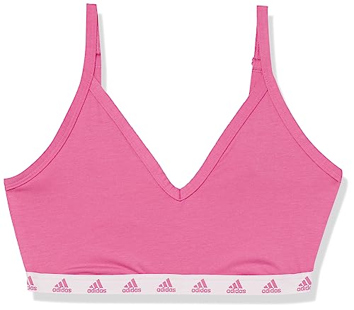 Soutien-Gorge en Coton Adidas Fuchsia pour Femme Bonnet E Lingerie Sportive Confortable