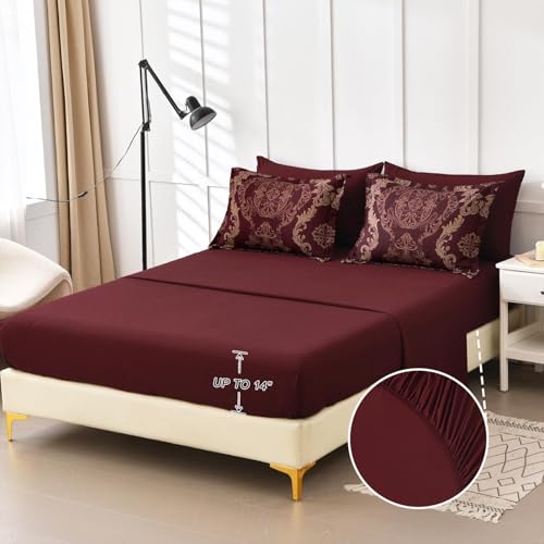 Juego de edredón de 7 piezas de alta gama WONGS BEDDING YS01AB090730F7U-A con acabados suaves 8