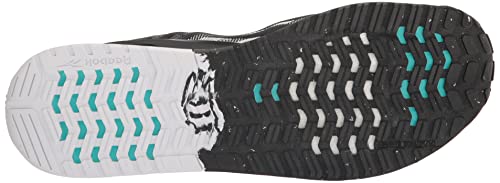 Reebok Tênis masculino Nano X2 Cross Trainer, Preto/branco/cinza puro, 9.5