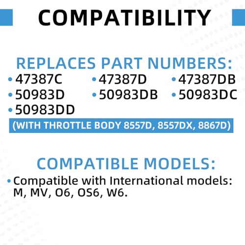 50983DB Carburetor Compatible With International Harvester Farmall M MV O6 OS6 W6 Tractors Replaces 50983DC 50983DD 47387D by EZAPEX - Image 2