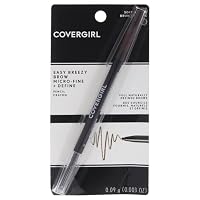 COVERGIRL Easy Breezy Brow Micro-Fine Fill + Define Brow Pencil, 5.2 Grams, Soft Brown