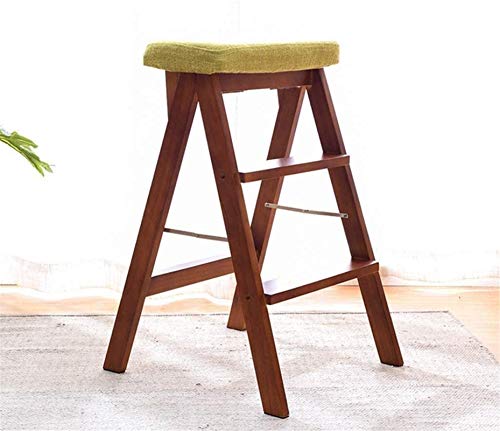 Taburete portátil de madera para una cocina organizada y cómoda 7