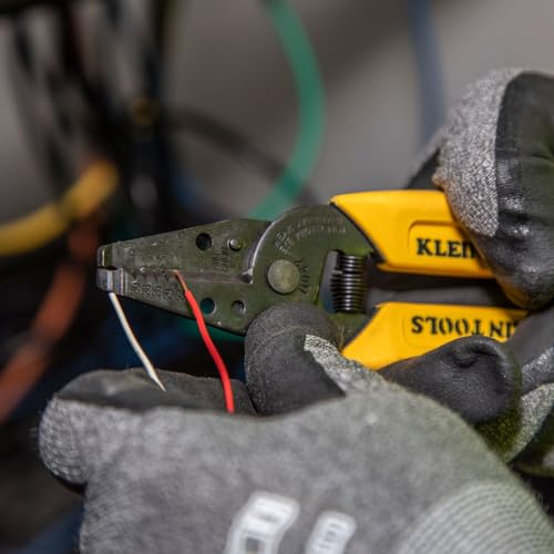 Klein Tools 11047 Wire Stripper/Cutter, Made in USA, Compact, Lightweight, Hardened Steel, Precision Ground, for Stranded and Solid Wires by KLEIN TOOLS - Image 8