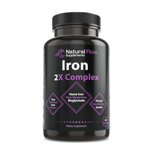 Iron Supplement 2-in-1 Complete Complex - Natural Flow 2X