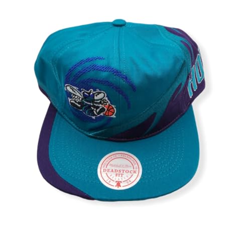 Mitchell & Ness Charlotte Hornets Rising Tide HWC Snapback Hat Teal - Purple