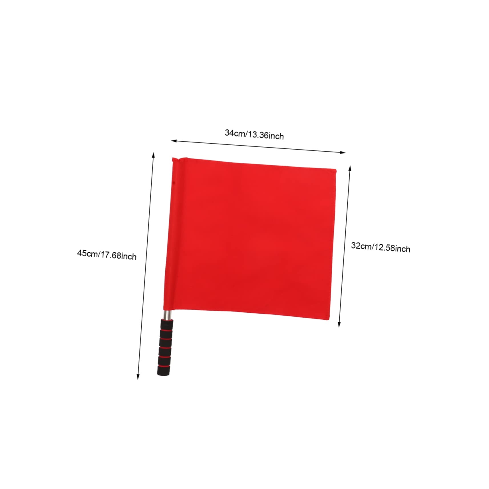 OHPHCALL 4pcs Referee Hand Flag Small Flag Markers for Soccer Field Football Praise Dance