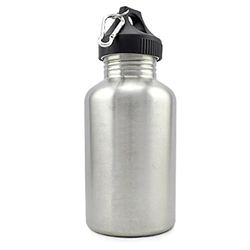 Image of Generic 2000ml 304 Stainless Steel Wide Mouth Cycling Sports Drinking Water Bottle