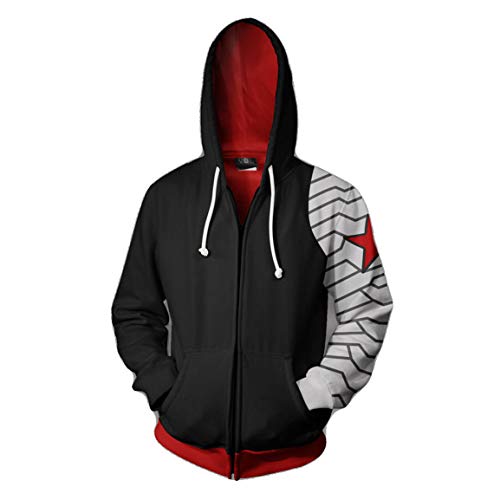 Image of 3D Captain Fashion Cosplay Hoodie Jacket