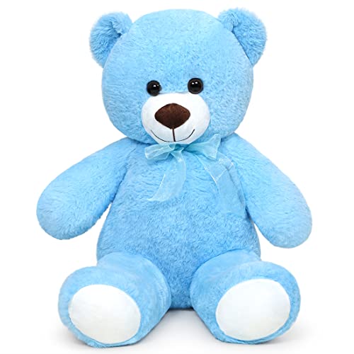 SNOWOLF orsacchiotto peluche Morbido simpatico orso bambola giocattolo animale regalo per i bambini ragazzi ragazze compleanno Natale San Valentino (60m, blu)
