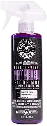 Chemical Guys CLD_700_16 Floor Mat Cleaner and Protectant (Rubber + Vinyl), 16 fl. oz