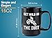 Dirt Bike Coffee Mug 15oz Black - Get In - Motorcycle Sport Dirt Rider Automotive Cycling Racing Background