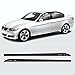 2 pezzi strisce laterali gonna adesivo M Performance decalcomania, per BMW E90 E91 Touring E92 E93 3 Series 318 320 325 2004-2013 Accessori