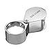 KINGMAS Pocket Jewelry Loupe 30x 21mm Jewelers Loop Eye Magnifying Glass Foldable Magnifier