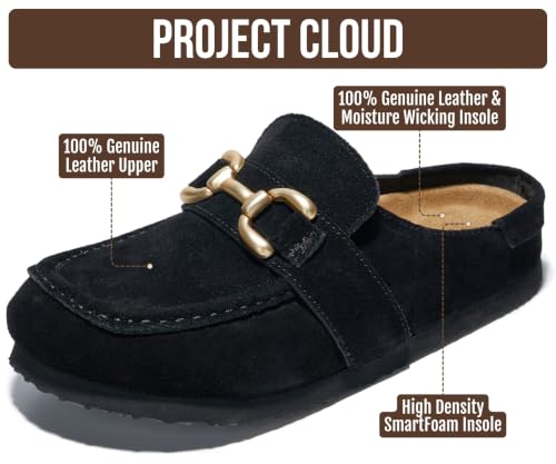 Image of Project Cloud 100% Genuine Leather Clogs for Women Footwear 2026