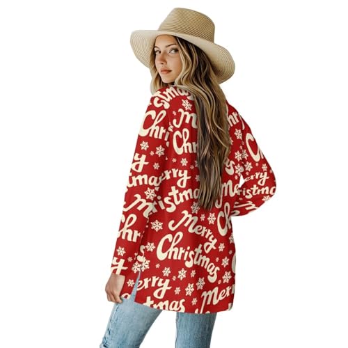 Image of Women's Lightweight Cardigans with Pockets Trendy Long Sleeve Open Front Cardigan Casual Tops Jackets Fall Oufits S-2XL