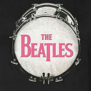The Beatles Drum Fuchsia Glitter Junior Fit T Shirt - Les Beatles, Paul McCartney, John Lennon, RIngo Starr, George Harrison The Beatles Drum Fuchsia Glitter Junior Fit T Shirt – Image 2